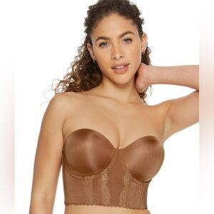 ‼️RARE‼️🎸PARFAIT🎸🔥NWT🔥Elissa Full Busted Strapless Bustier—36C